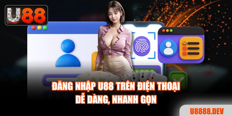 Đăng nhập U88 trên điện thoại dễ dàng, nhanh gọn